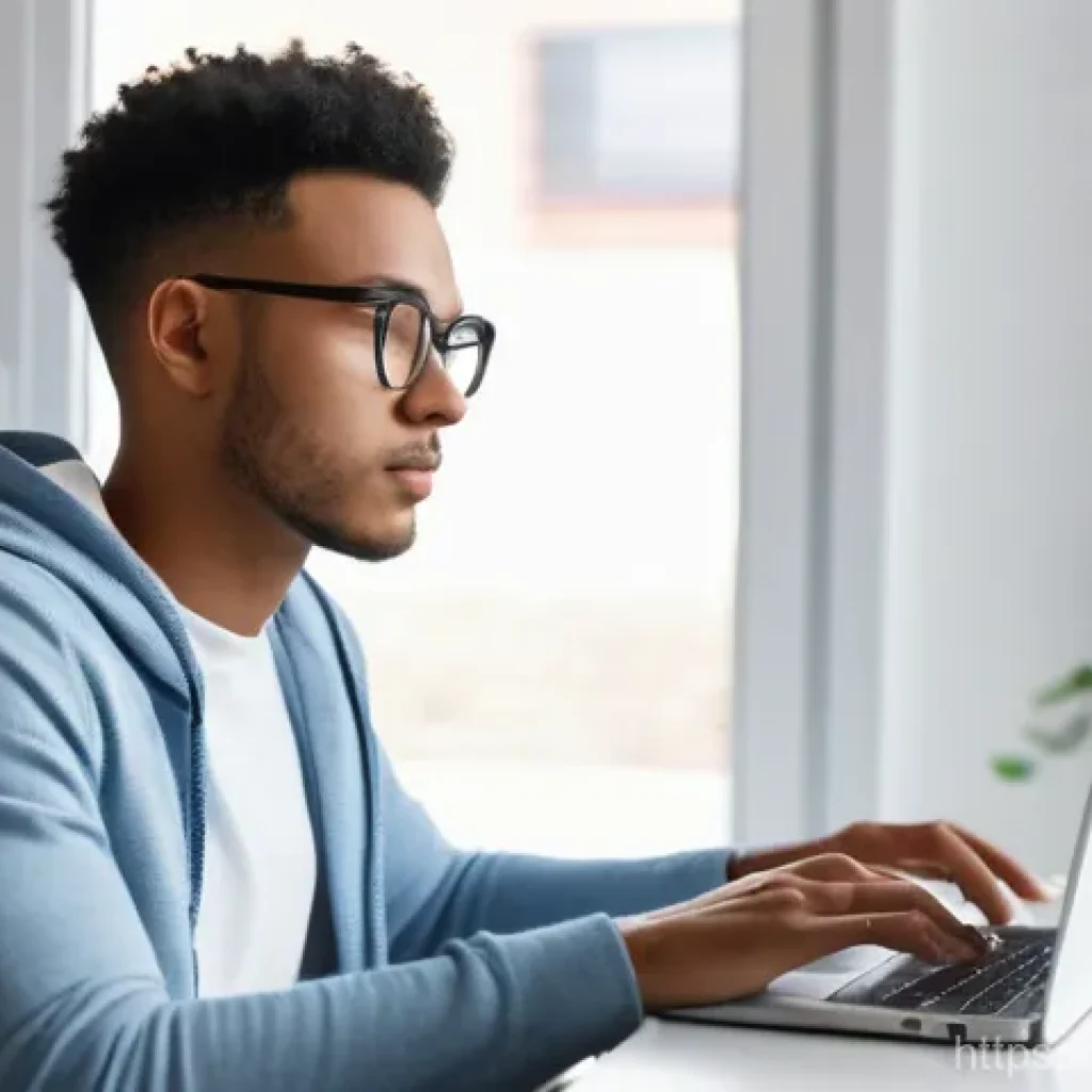 온라인 커뮤니티에서의 안전한 행동 강령 - **Prompt 1: Vigilant Personal Data Protection Online**
    "A diverse young adult (20s, wearing casu...