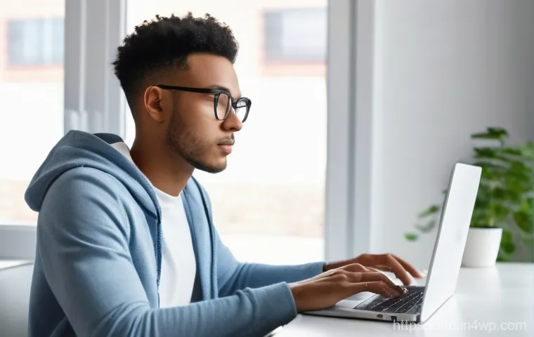 온라인 커뮤니티에서의 안전한 행동 강령 - **Prompt 1: Vigilant Personal Data Protection Online**
    "A diverse young adult (20s, wearing casu...