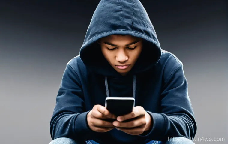 온라인 커뮤니티에서의 안전한 행동 강령 - **Prompt 1: Vigilant Personal Data Protection Online**
    "A diverse young adult (20s, wearing casu...