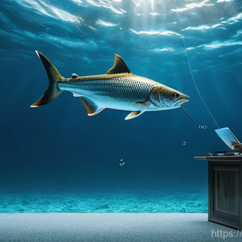 이메일 보안 설정 방법 및 중요성 - **Image Prompt 1: The AI-Powered Phishing Threat**