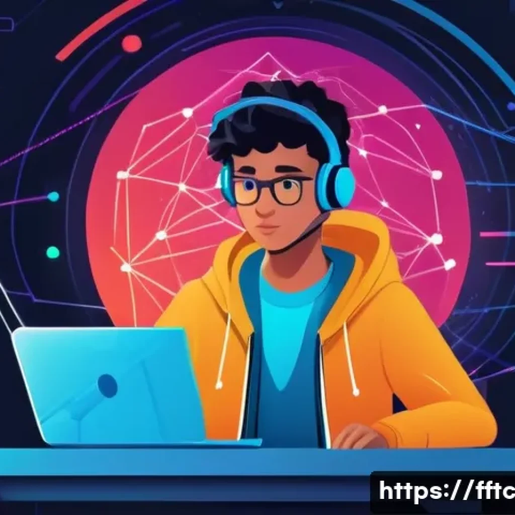 온라인 게임에서의 안전한 행동 지침 - **Prompt 1: Teenager practicing online personal information safety.**
    "A visually engaging illus...