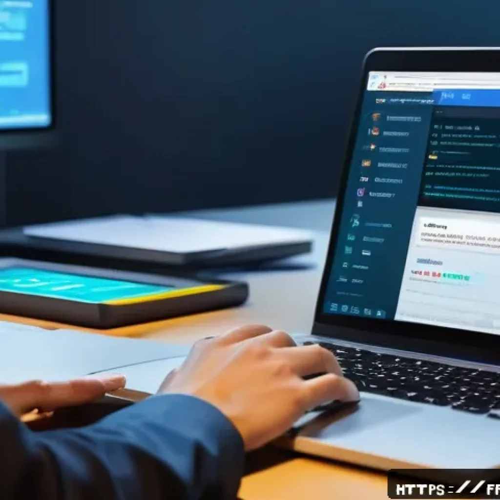 자주하는 사이버보안 실수와 예방 방법 - A professional workspace scene showing a cybersecurity expert managing multiple complex passwords us...